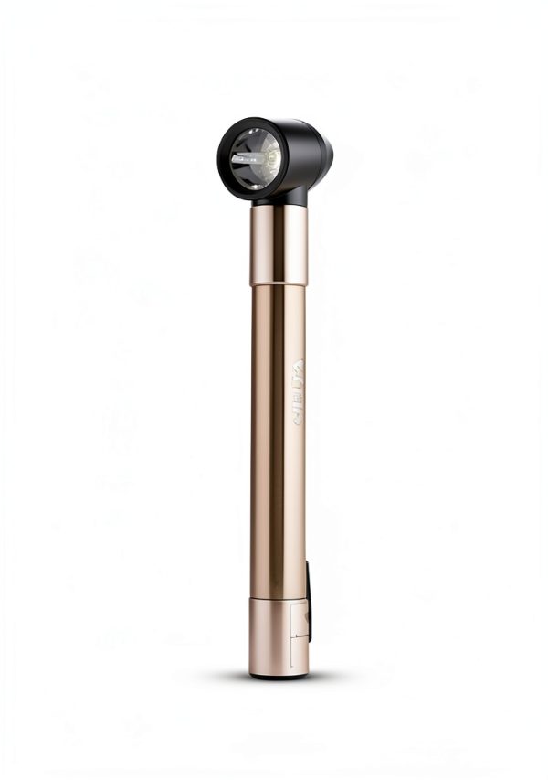 Dr Mom Slimline Stainless LED Pocket Otoscope with Soft White Light-1