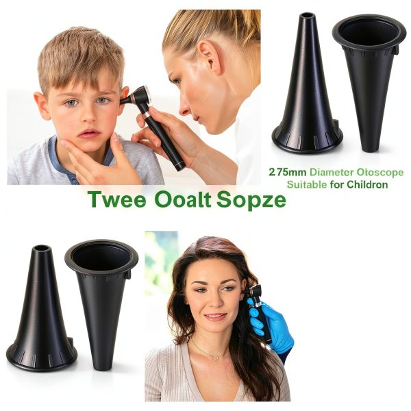 LEIFIDE Otoscope Speculums 200pcs Disposable Ear Tips 2.75mm & 4.25mm-2