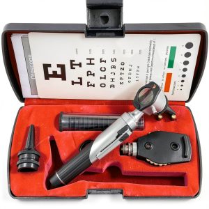 LED Bright Light ENT Otoscope with Bulb and 10 Specula by CYNAMED-0