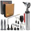 CynaMed ENT Diagnostic Kit with LED Lights, Leather Bag, Complete Set-0