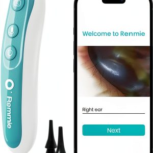 Remmie 4 AI-Powered Digital Otoscope with Light for Kids & Adults-0