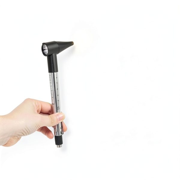 Stainless Steel Mini Diagnostic Otoscope with 3X Magnification, Bright LED Light, Clip and 3 Reusable and Easy-to-Clean Specula Sizes for Kids/Adults & Pet and 2 AAA Batteries-5