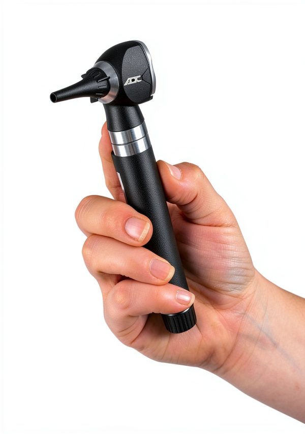 ADC 5110NL Diagnostix 2.5V Pocket Otoscope Set Hard Case LED Lamp-3