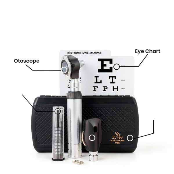Otoscope Zyrev ZetaLife Multi-Function Set with Opthalmoscope Black-7
