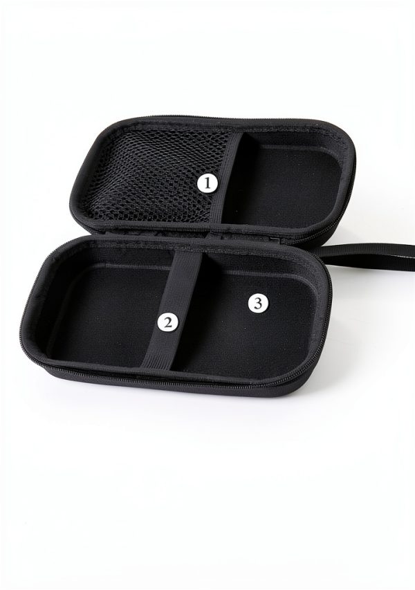 Hard Carrying Case compatible with ScopeAround Wireless Otoscope，Dual View Ear Camera Storage Case for Travel-Black-2