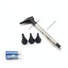 Stainless Steel Mini Diagnostic Otoscope with 3X Magnification, Bright LED Light, Clip and 3 Reusable and Easy-to-Clean Specula Sizes for Kids/Adults & Pet and 2 AAA Batteries-1