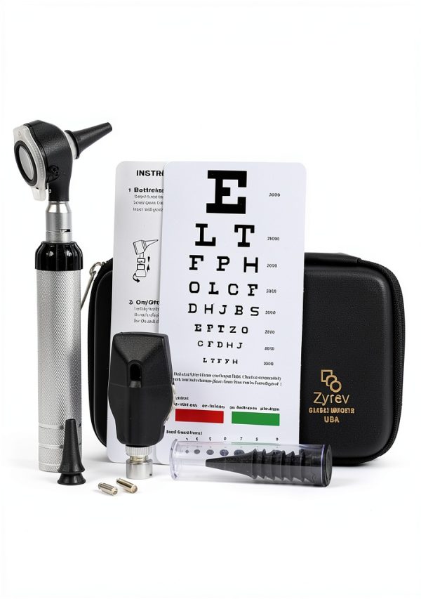 Otoscope Zyrev ZetaLife Multi-Function Set with Opthalmoscope Black-8