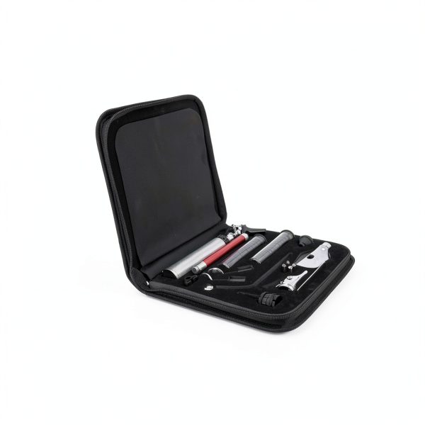 CynaMed ENT Diagnostic Kit with LED Lights, Leather Bag, Complete Set-1