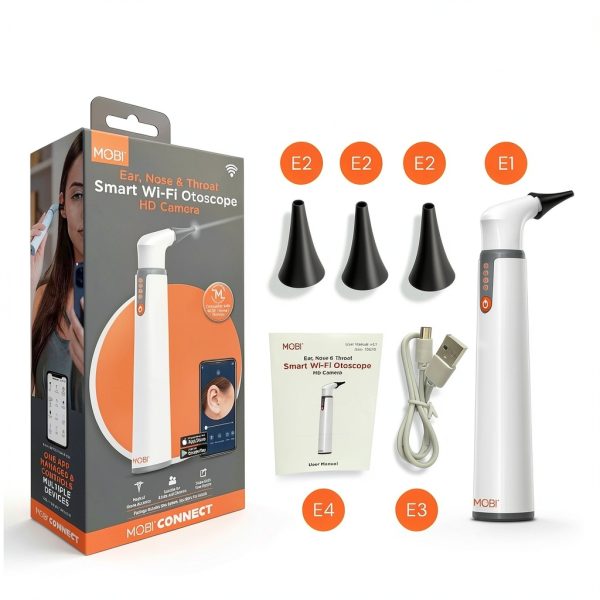 MOBI Connect Wi-Fi Otoscope 1080P HD Lens with Gyroscope and LED-7