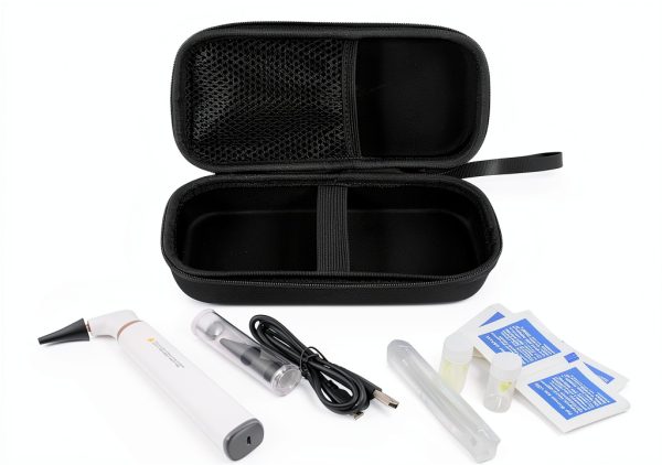 Hard Carrying Case compatible with ScopeAround Wireless Otoscope，Dual View Ear Camera Storage Case for Travel-Black-6
