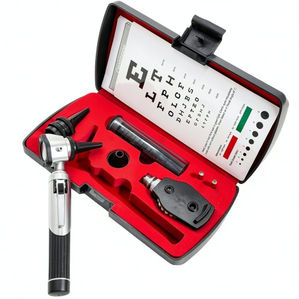 LED Bright Light ENT Otoscope with Bulb and 10 Specula by CYNAMED-2