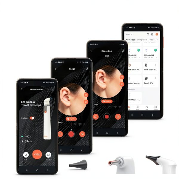 MOBI Connect Wi-Fi Otoscope 1080P HD Lens with Gyroscope and LED-2