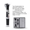 Mini Ear Otoscope Bysameyee 3X Magnifier LED Light with 4 Speculum-1
