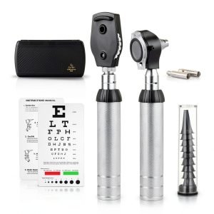Otoscope Zyrev ZetaLife Multi-Function Set with Opthalmoscope Black-0