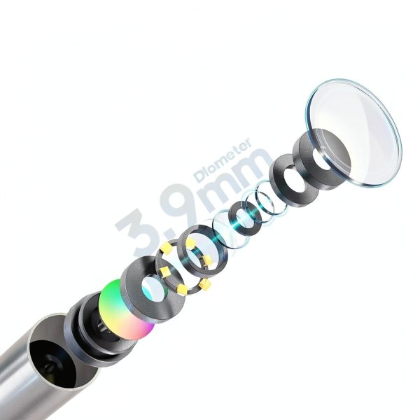 ScopeAround Otoscope 720P HD Ear Camera with 6 LED Lights SASA39i-1