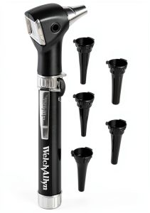 Welch Allyn Pocketscope Jr. Otoscope With Aa Handle, Pocket Clip 22840-0