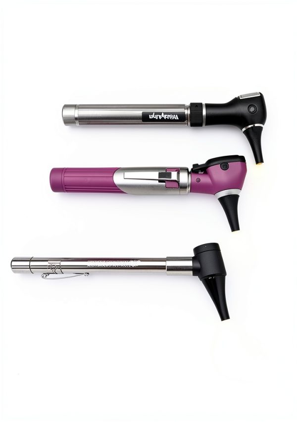 Dr Mom LED Otoscope Slimline Stainless Pocket with Soft White Light-3