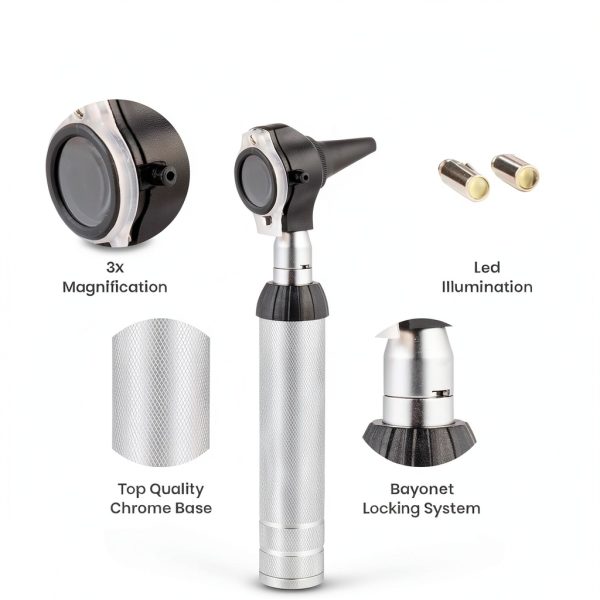 Zyrev 2-in-1 Otoscope Opthalmoscope Set with Carry Case-5