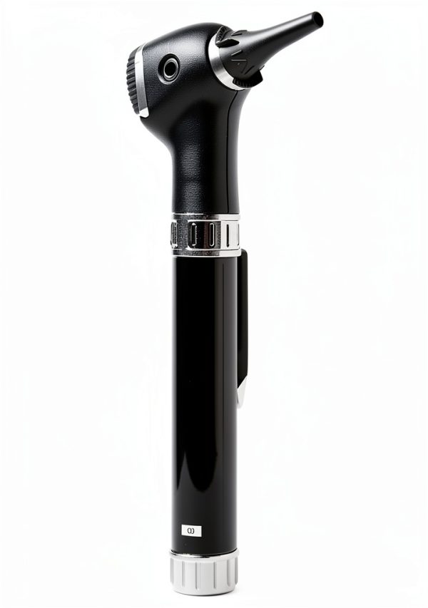 Welch Allyn Pocket Fiber Optic Otoscope Black 22840 Lightweight LED-0