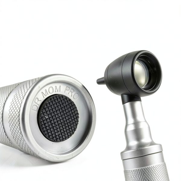 Dr Mom Professional Otoscope Full Size with Largest Lens Battery Case-3