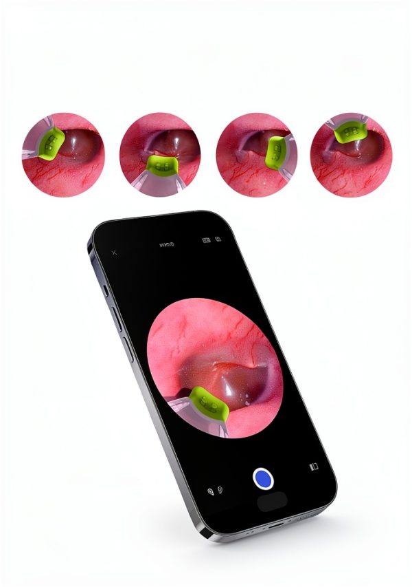 ScopeAround Otoscope Dual View 720pHD WiFi Ear Scope 6 LED 3.9mm Lens-4