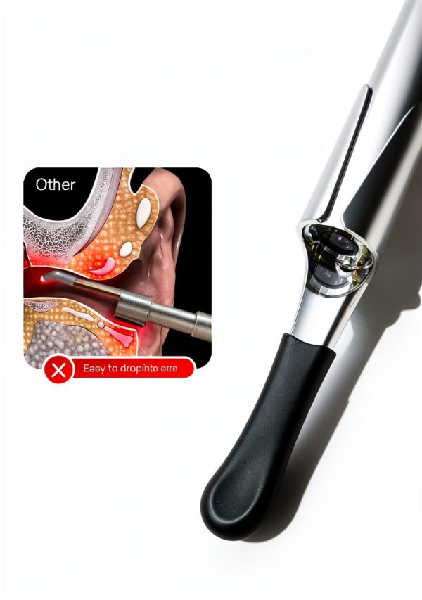ScopeAround Otoscope with Light, 1080P FHD Ear Scope, 3.9mm Digital Otoscope Camera with 6 LED Lights Ear Wax Removal Tool Camera, Ear Scope with Light, Compatible with iPhone15 & Android-7
