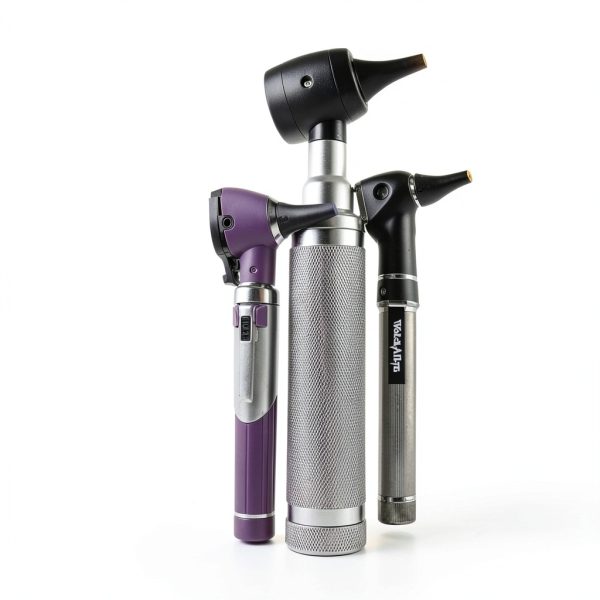 Dr Mom Professional Otoscope Full Size with Largest Lens Battery Case-4