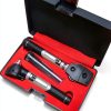 Student Home Use New Ent Otoscope Examination Kit Fiber Optic Diagnostic Set Black Color OS1015-3