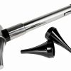 Dr Mom LED Otoscope Slimline Stainless Pocket with Soft White Light-0